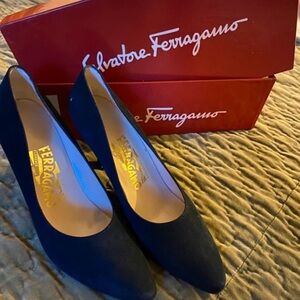 Balenciaga Women's Dark Blue Heels